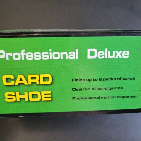 Professional Deluxe Card Dealer Shoe Holds 2 Decks of Cards - Picture 5 of 7